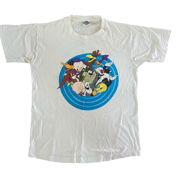 1991 Vintage Warner Brothers ACME Clothing Loony Toons T-shirt Men’s Size Medium - Picture 1 of 7